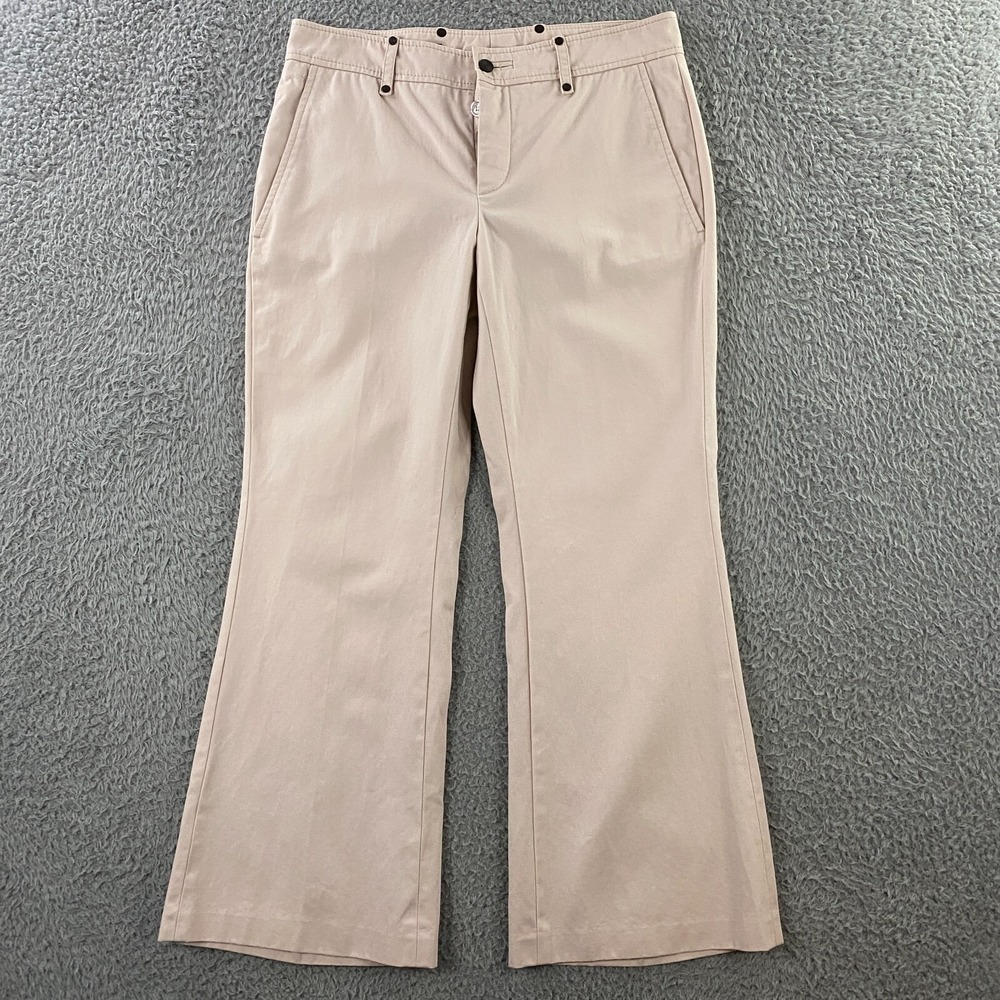 Gucci Pants Womens 40 (30x27) Bootcut Twill Cotton Light‎ Pink Made in Italy